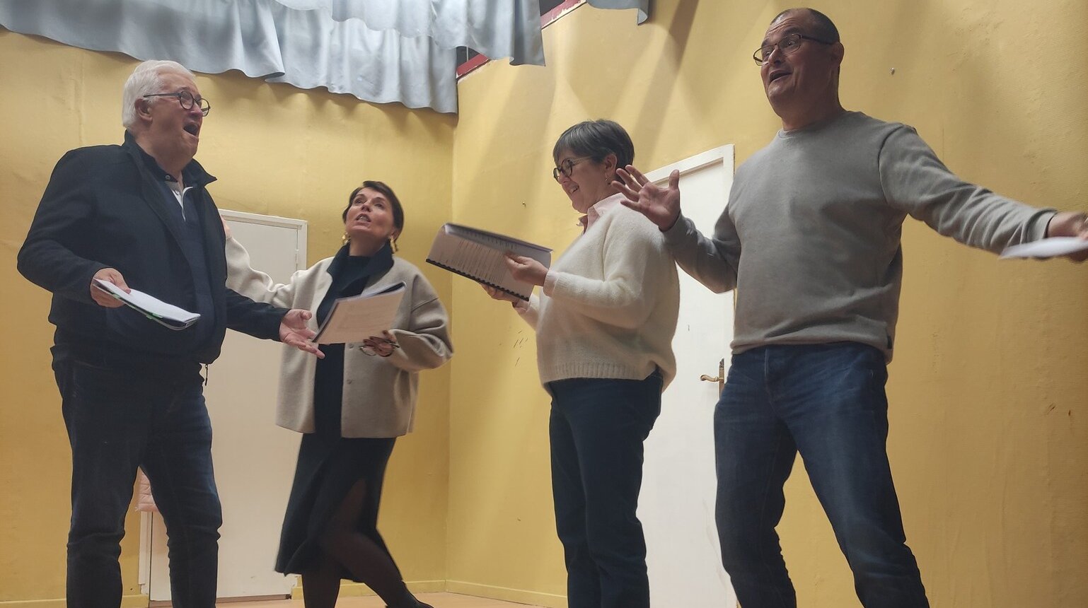 Notre troupe en répétition