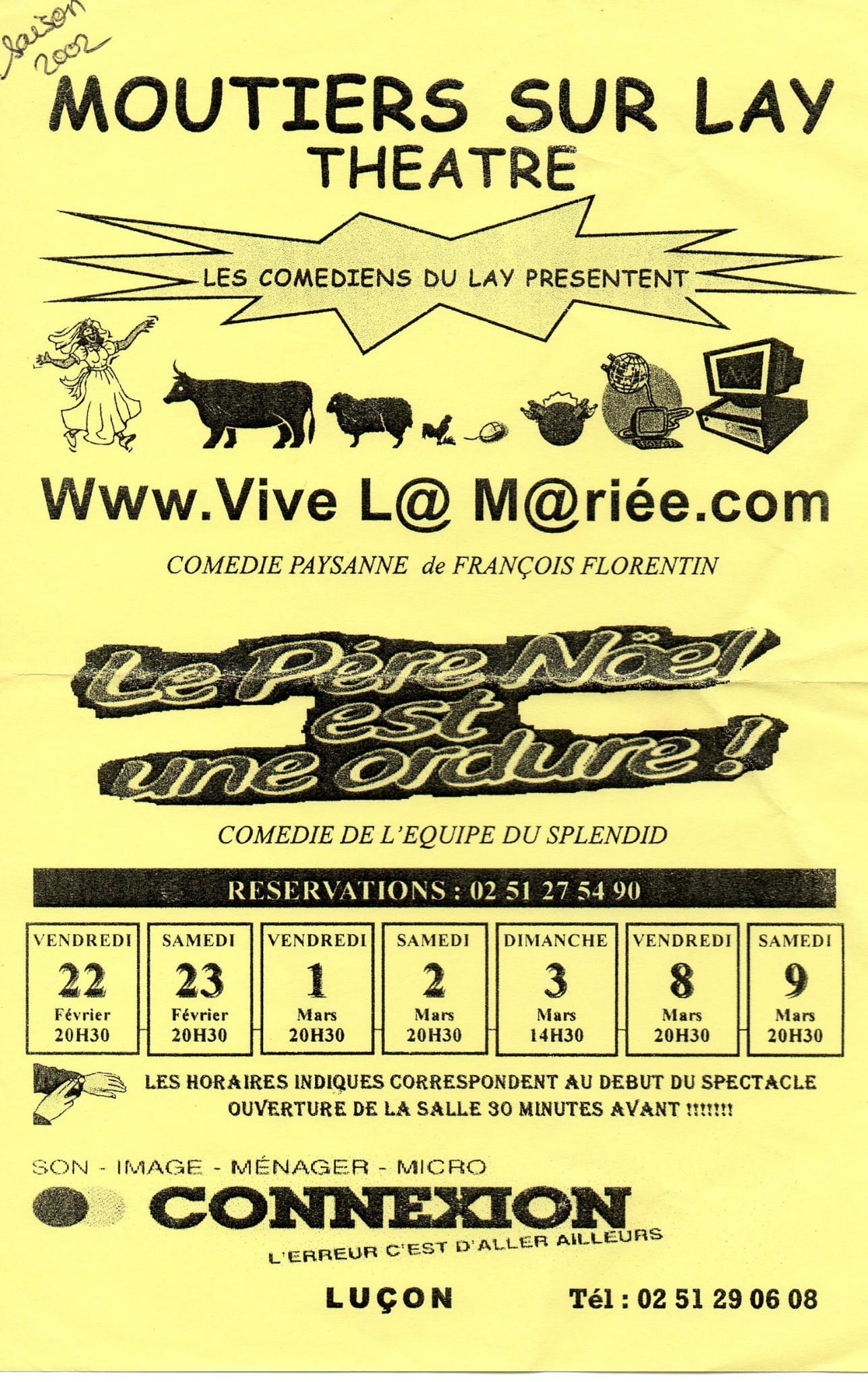 Affiche Vive L@ M@riée.com