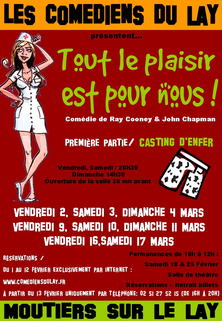 Affiche Tout le plaisir est pour nous