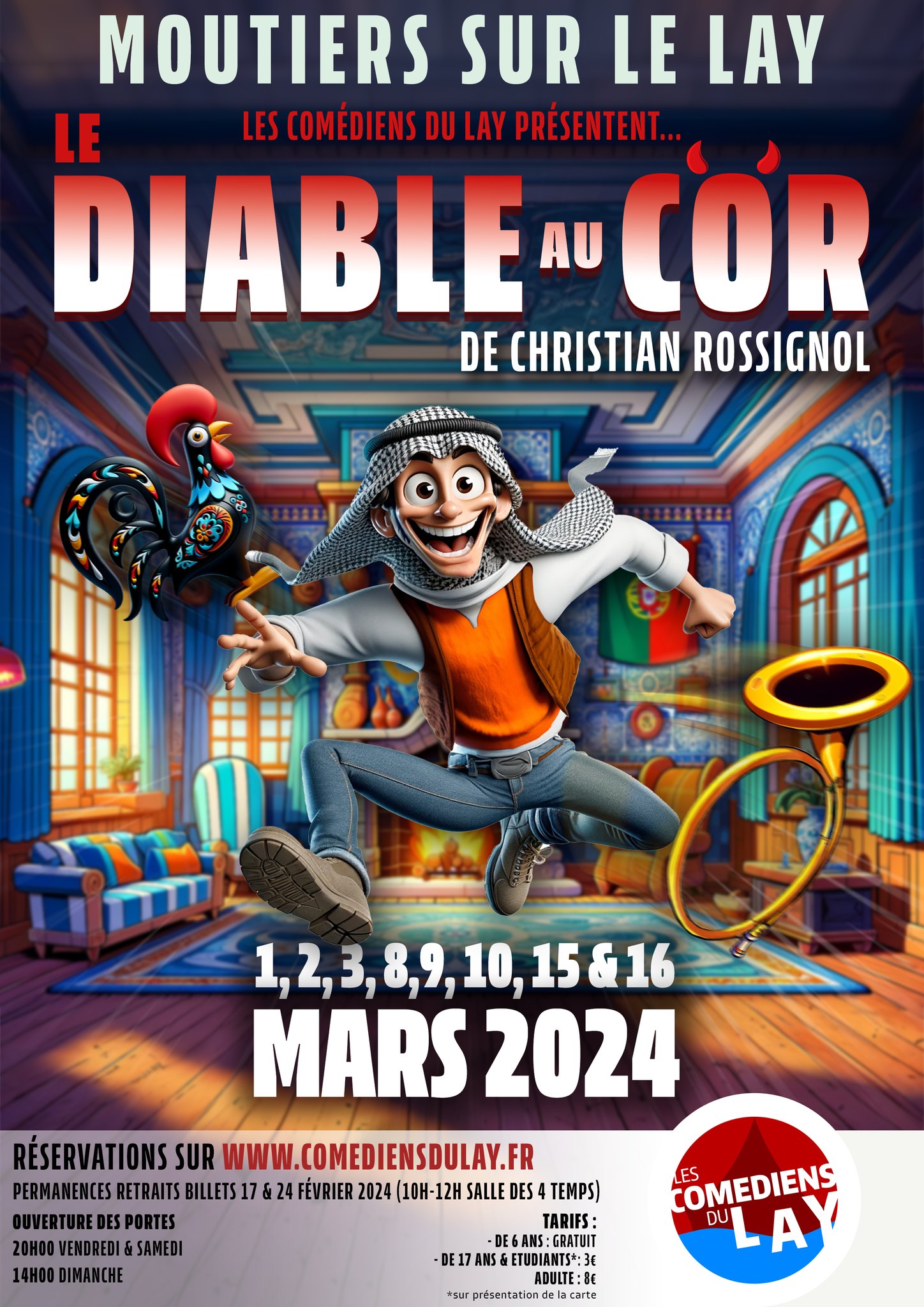 Affiche Le Diable au Cor